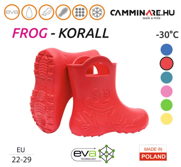 Camminare Frog gyerek gumicsizma kivehető béléssel - Image 2