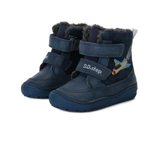 DD Step kisfiú téli bőrcipő