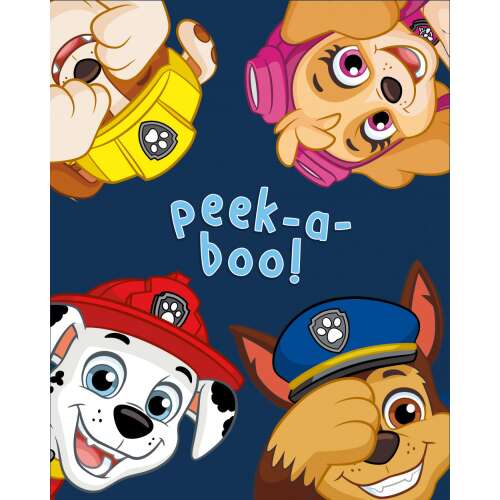 Mancs Őrjárat Peek-a-Boo polár takaró – kék (100×140 cm)
