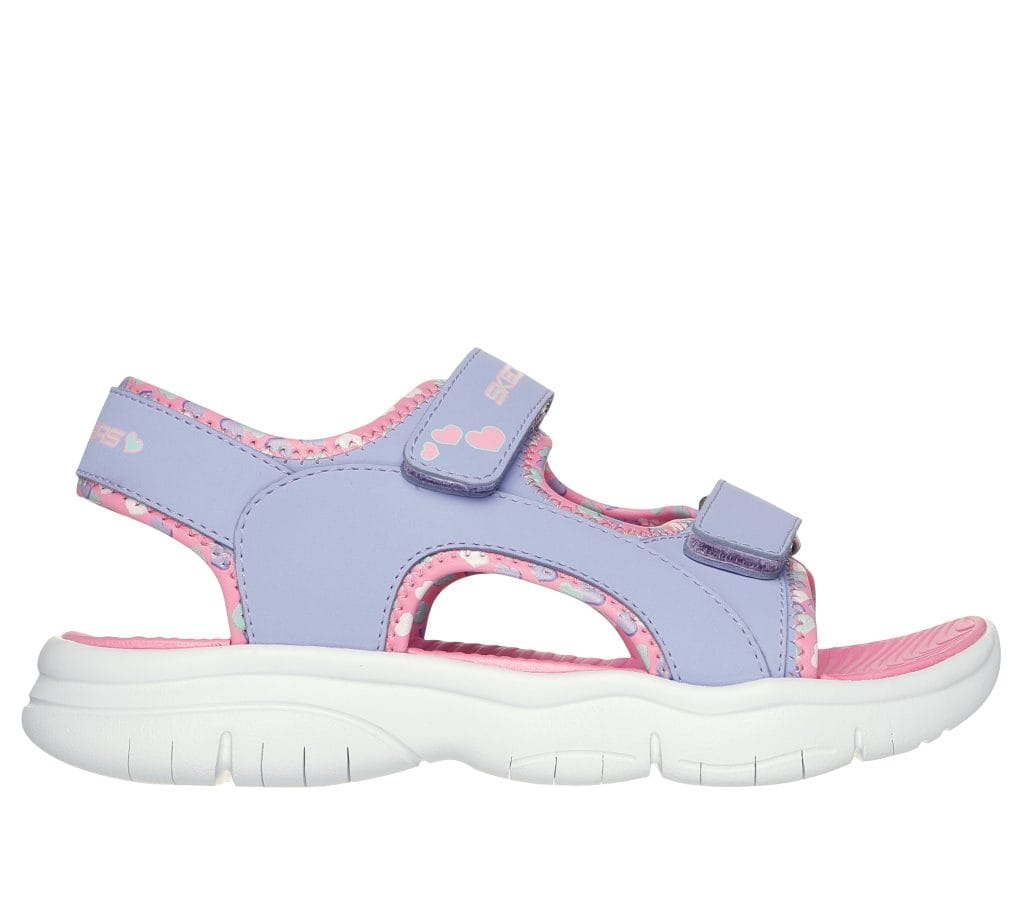 Skechers® Flex Splash lila gyerek szandál