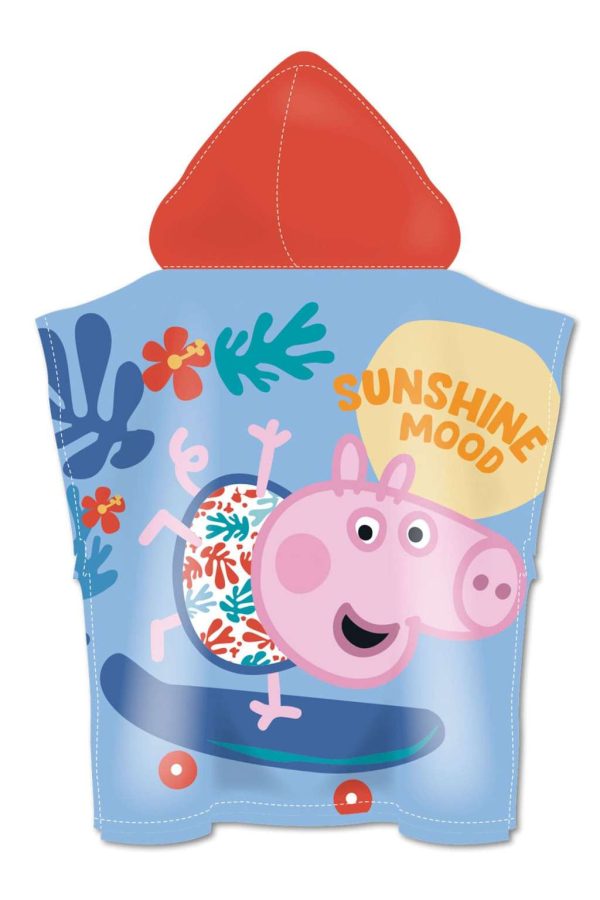 Peppa malac Skateboard poncsó 55x110cm - Image 3