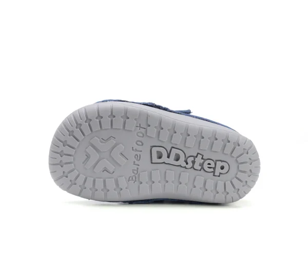 DD Step barefoot fiú bőrcipő
