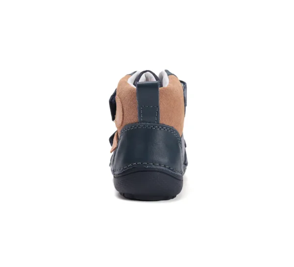 DD Step barefoot fiú bőrcipő