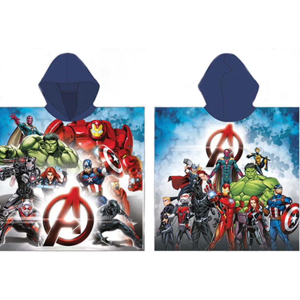 Bosszúállók Heroes strand törölköző poncsó (Fast Dry)