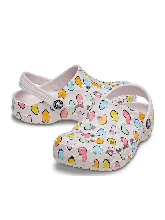 Crocs Baya Seasonal Printed Clog K gyerek papucs – szív mintával