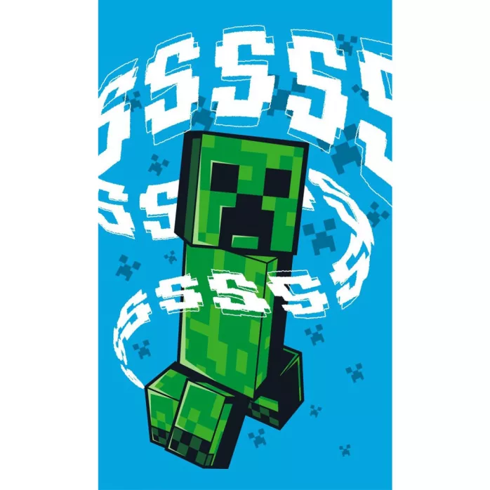 Minecraft Hissing Creeper kéztörlő, arctörlő törölköző 30×50 cm