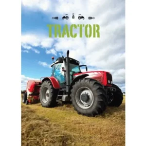 Traktor polár takaro piros