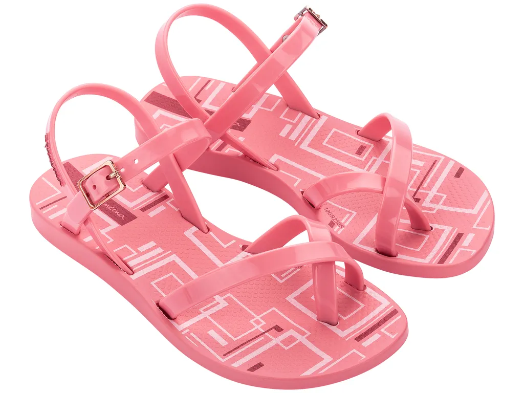 Ipanema Fashion X gyerek szandál rózsaszín mintás