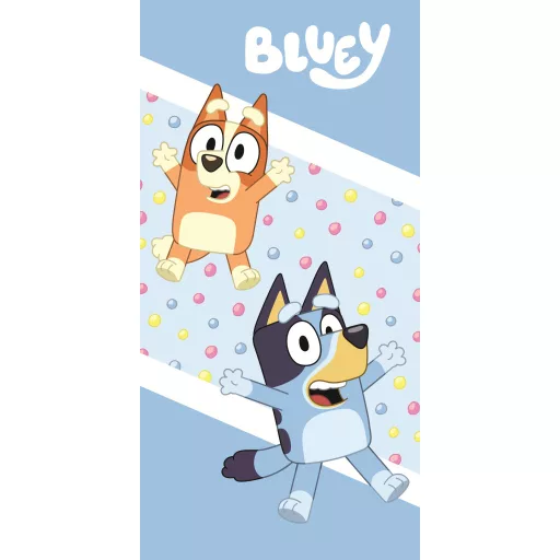 Bluey Bingo color pop törölköző pamut
