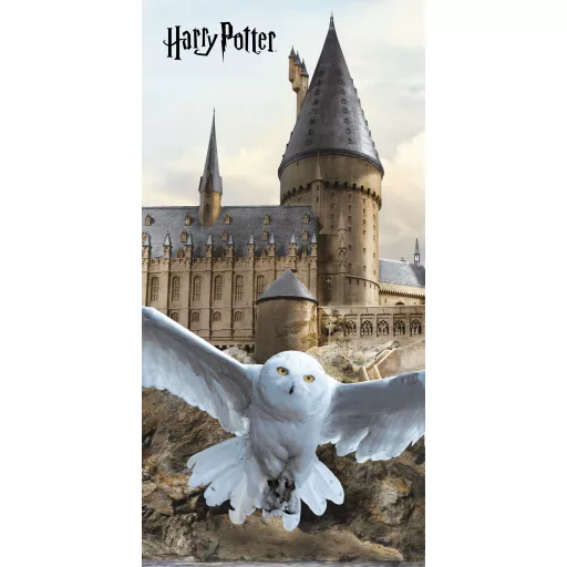 Harry Potter Hedwig Fly fürdőlepedő, strand törölköző 70×140 cm