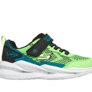 Skechers talpán ledes sportciő, lime fekete színben