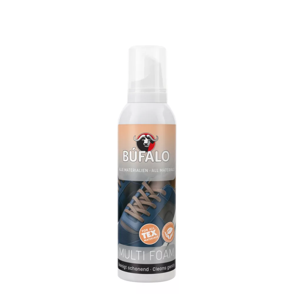 Búfalo Multi Foam tisztító- és ápolóhab cipőkhöz – TEX kompatibilis, 200 ml